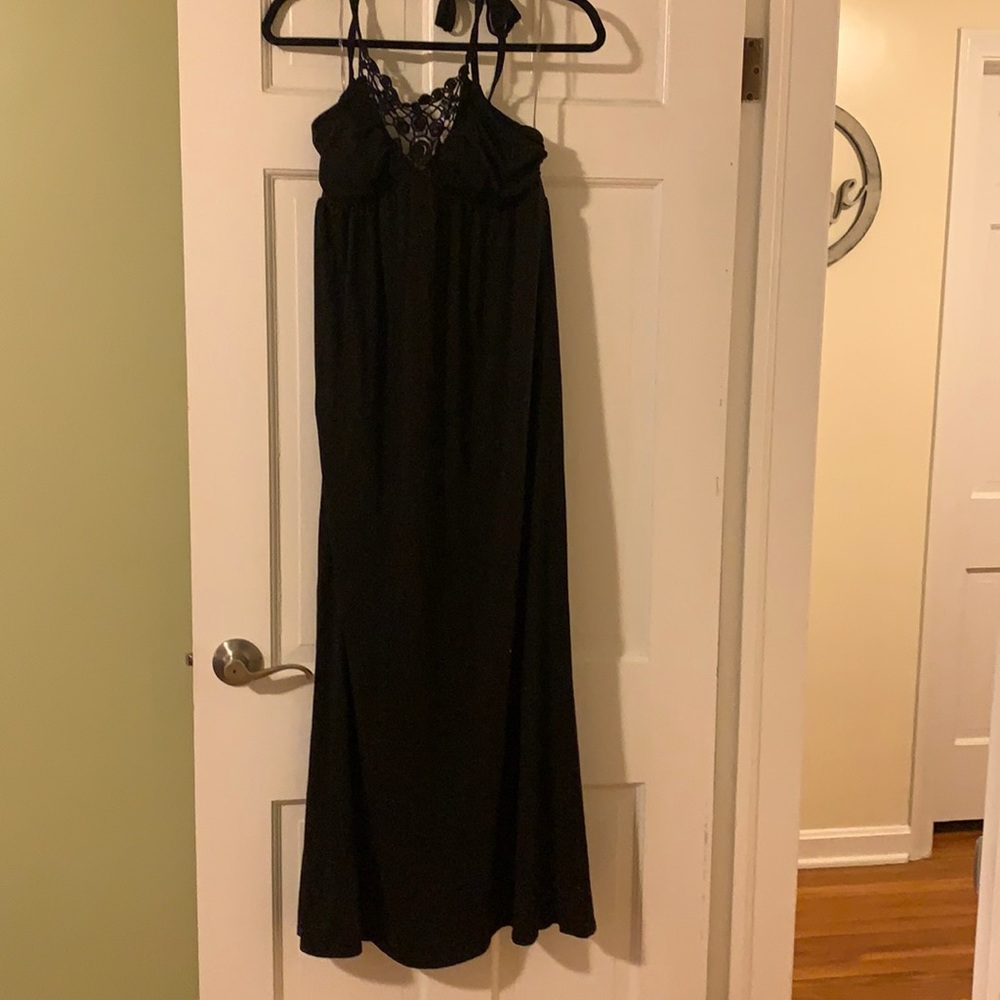 Floor Length Halter Dress